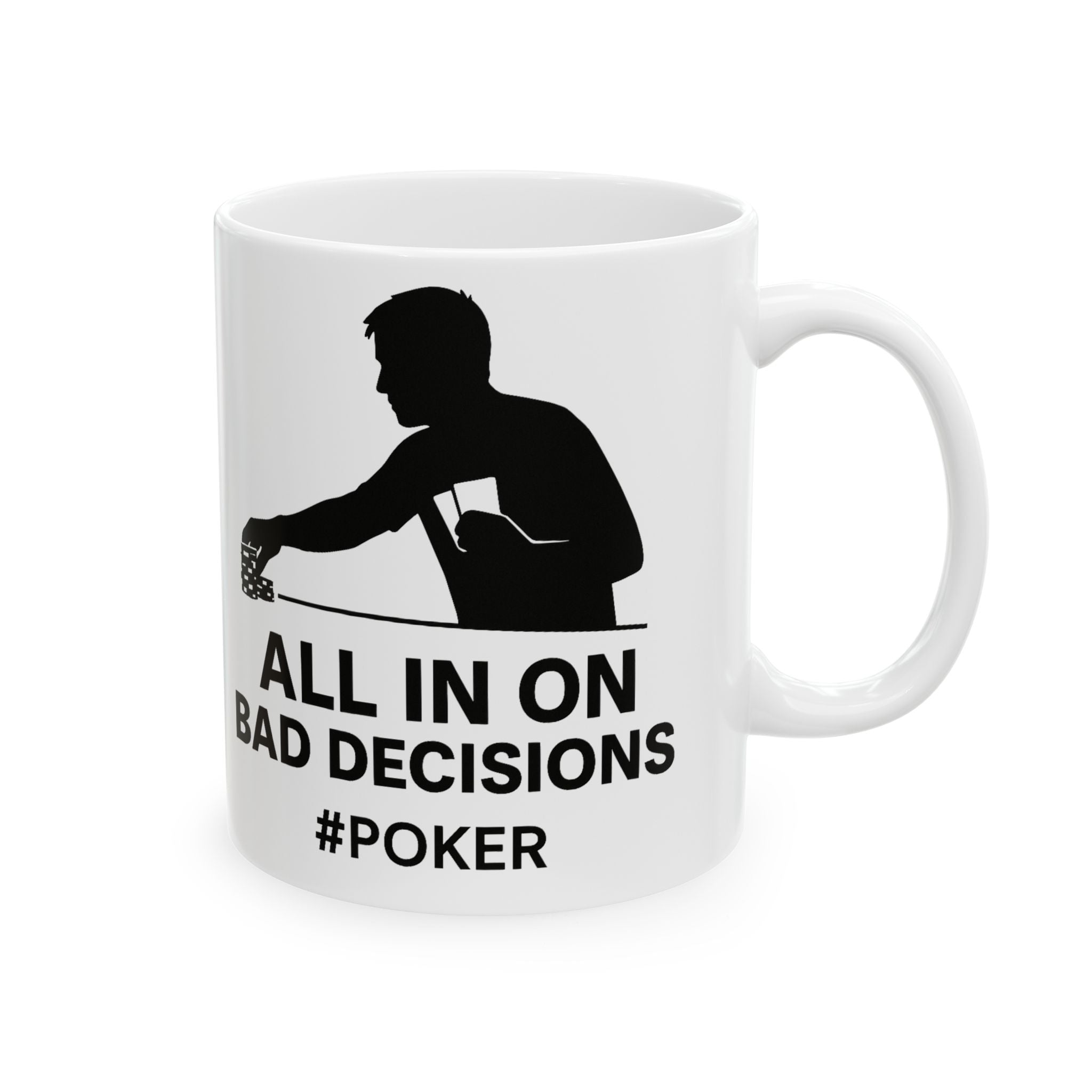 Funny Poker Themed Coffee Mug