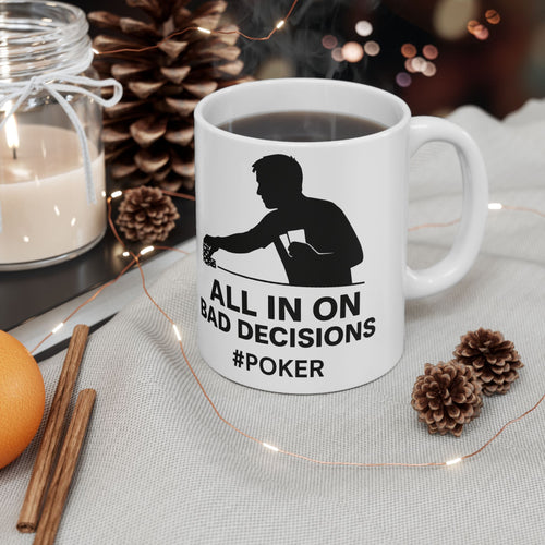 Funny Poker Themed Coffee Mug