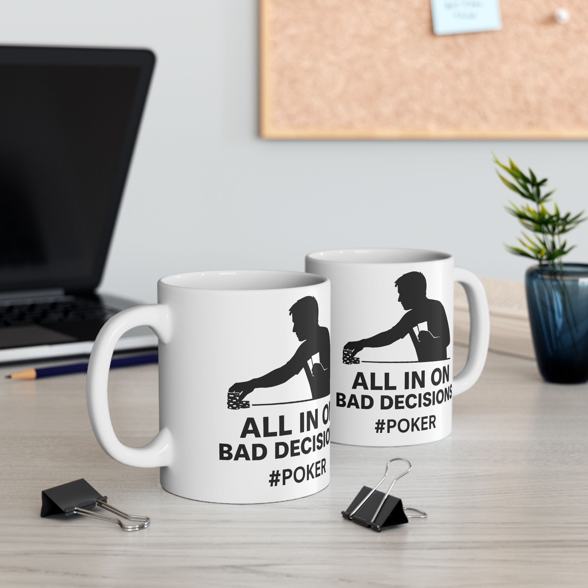Funny Poker Themed Coffee Mug